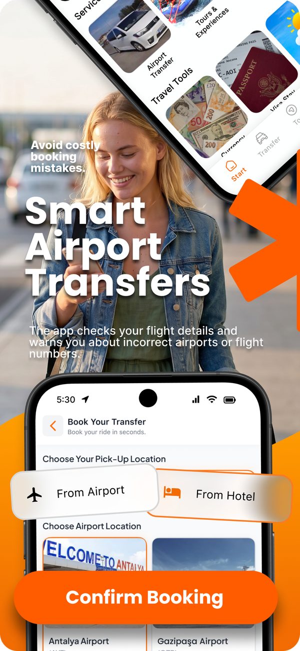 InfoAlanya app: smart airport transfers